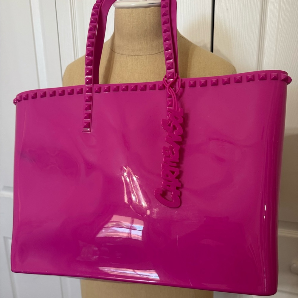 Carmen Sol Rubber tote